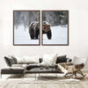 Winter Grizzly Bear Wall Art