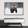 Winter Grizzly Bear Wall Art