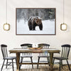 Winter Grizzly Bear Wall Art