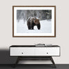 Winter Grizzly Bear Wall Art