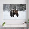 Winter Grizzly Bear Wall Art