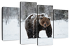 Winter Grizzly Bear Wall Art