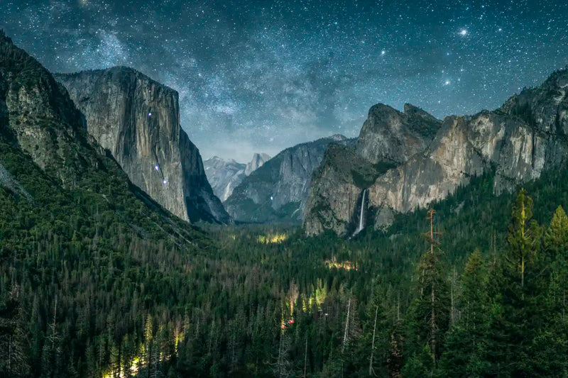 Yosemite Stunning Stars Wall Art
