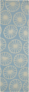 Belknap Coastal Bright Blue/Khaki Area Rug