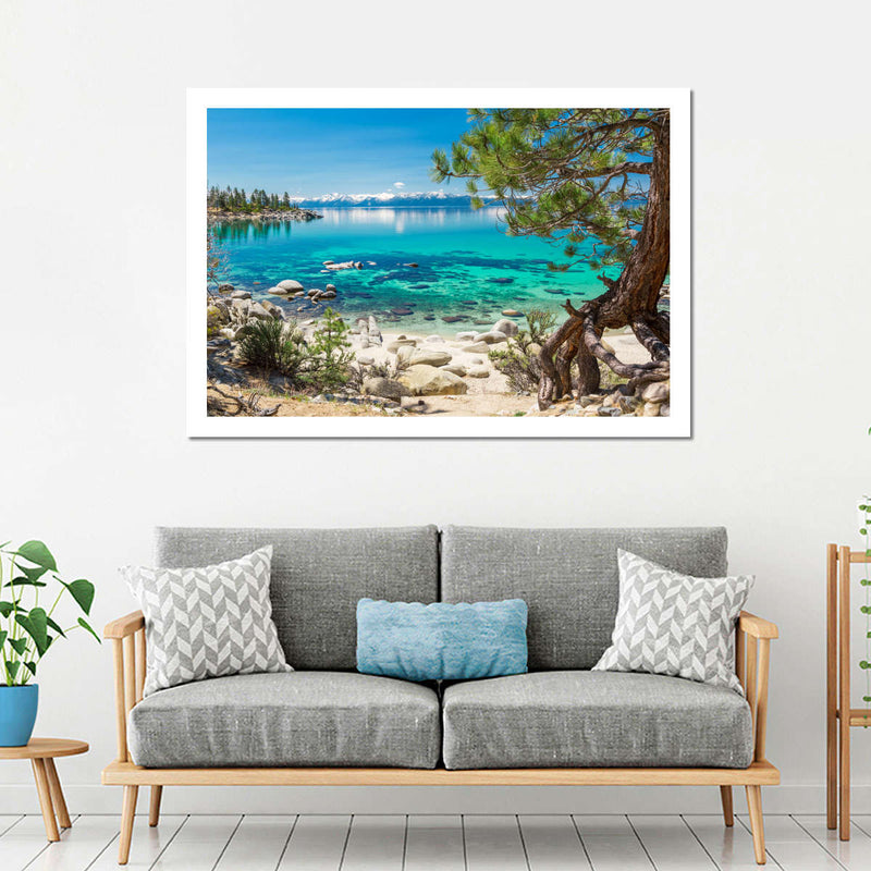 Turquoise Lake Tahoe Wall Art