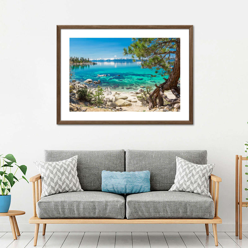 Turquoise Lake Tahoe Wall Art