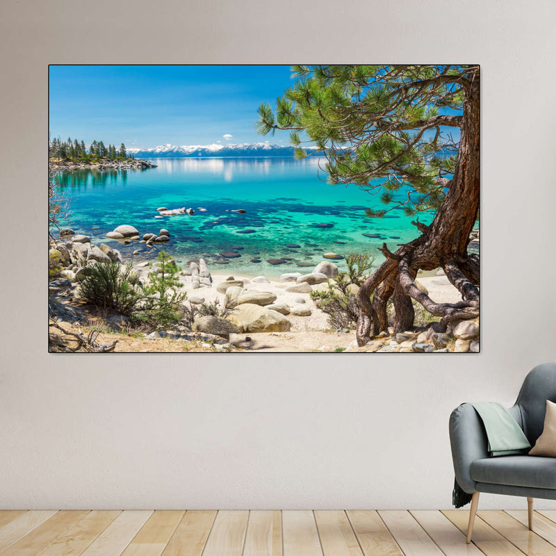 Turquoise Lake Tahoe Wall Art