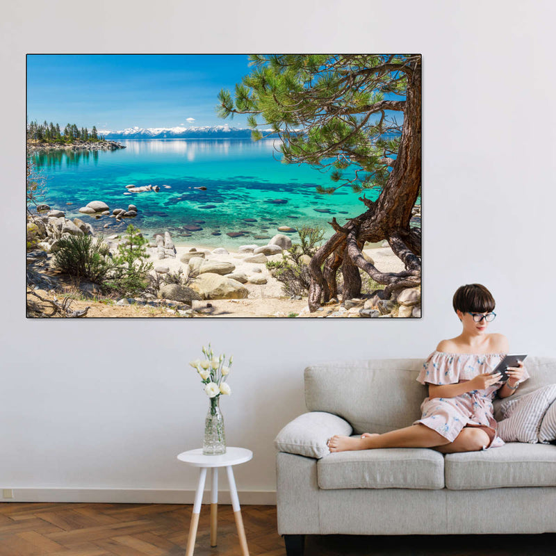 Turquoise Lake Tahoe Wall Art