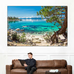 Turquoise Lake Tahoe Wall Art