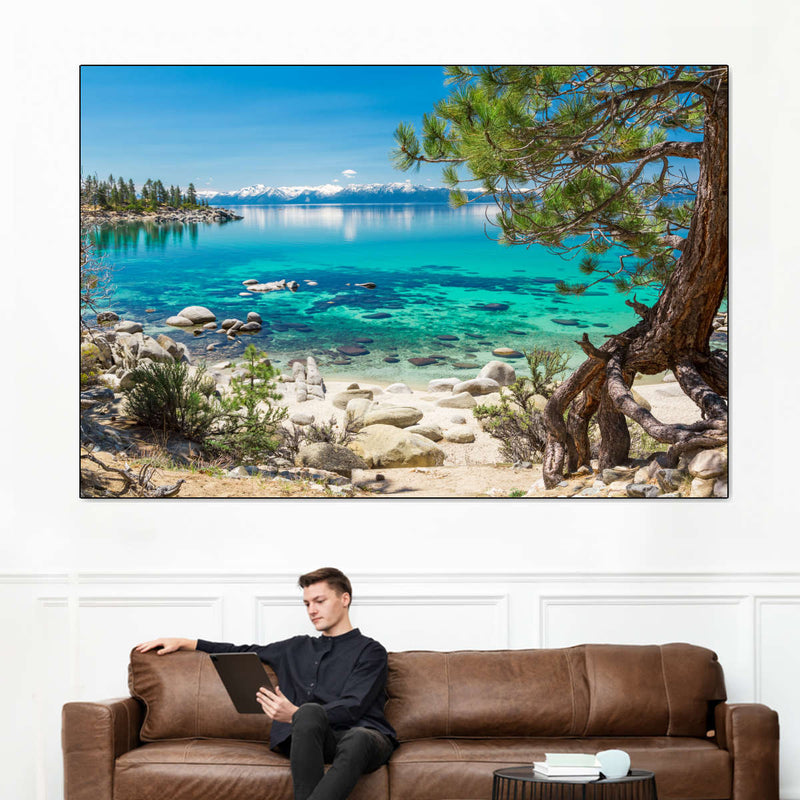 Turquoise Lake Tahoe Wall Art