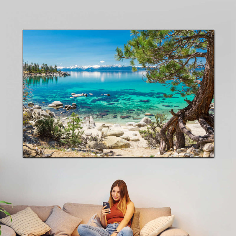 Turquoise Lake Tahoe Wall Art