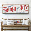 Happy 4th of July Personalized Sign