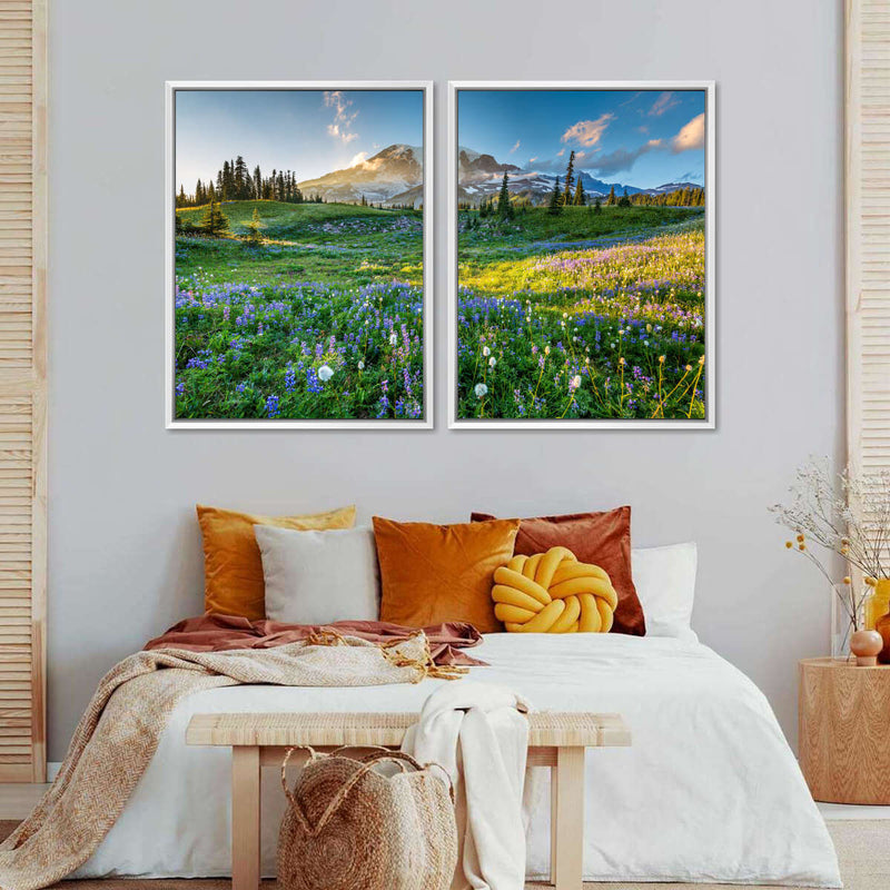 Springtime At Mount Rainier Wall Art