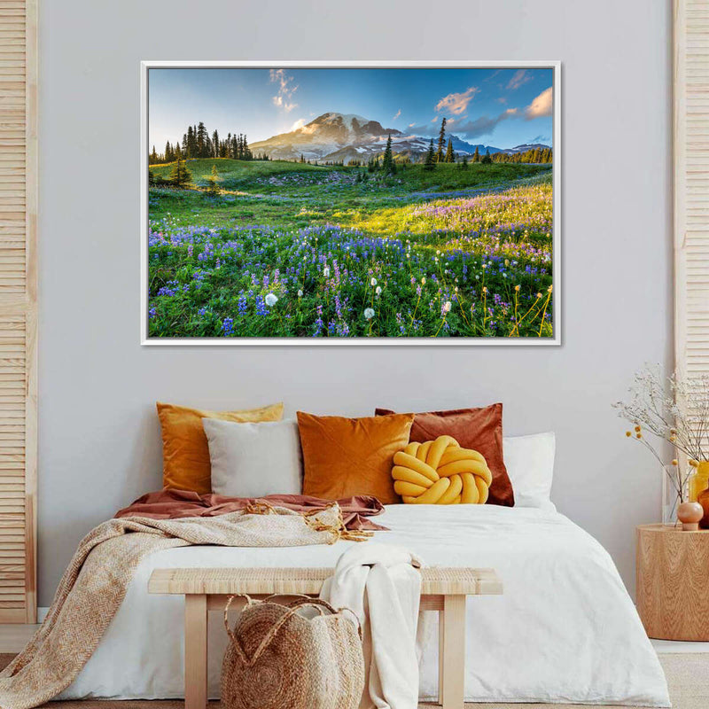 Springtime At Mount Rainier Wall Art