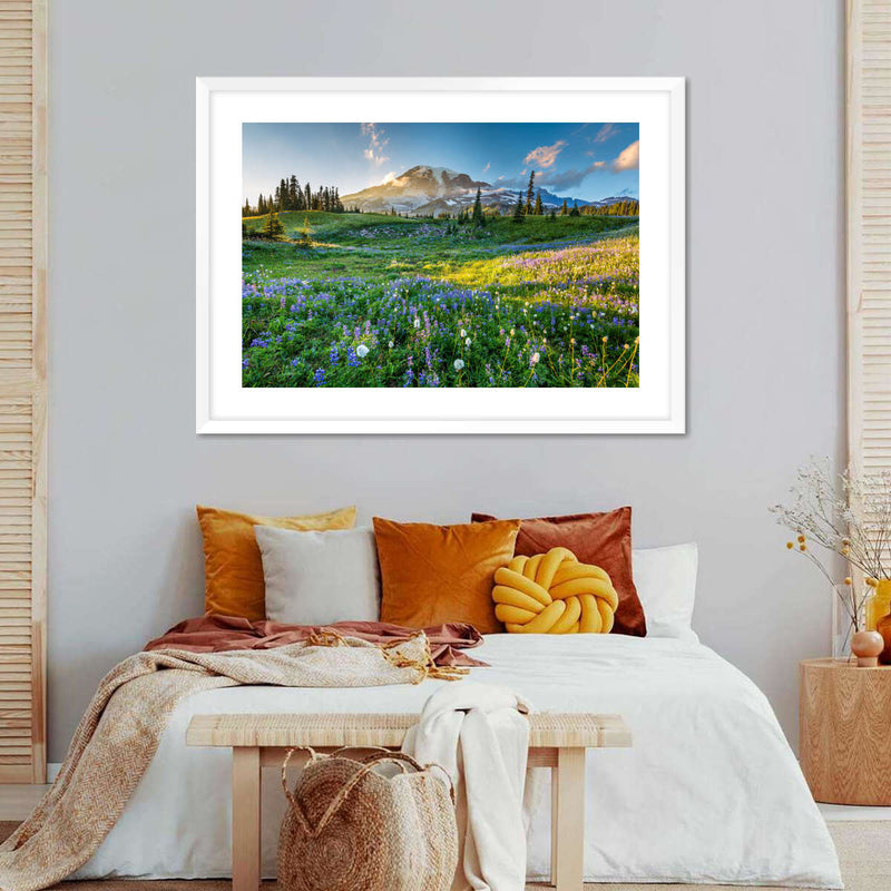 Springtime At Mount Rainier Wall Art