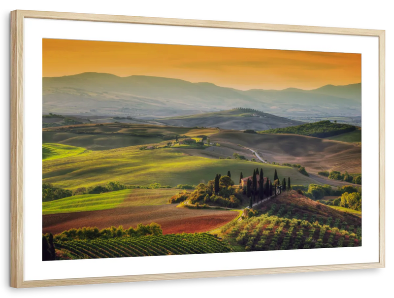 Tuscany At Dawn Wall Art