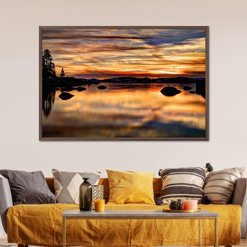 Lake Tahoe Granite Boulders Wall Art
