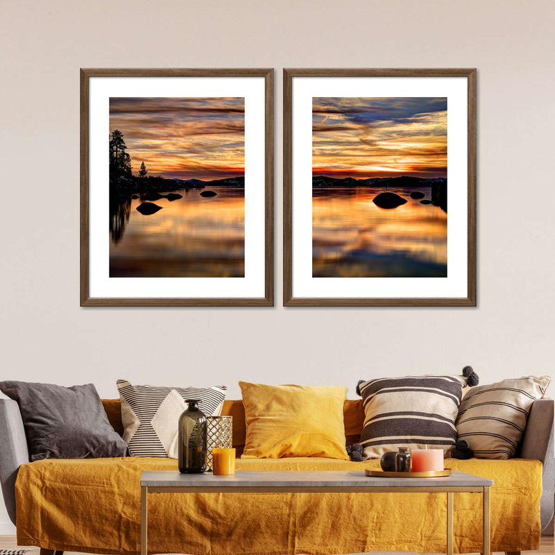 Lake Tahoe Granite Boulders Wall Art