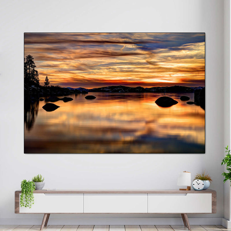 Lake Tahoe Granite Boulders Wall Art
