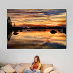 Lake Tahoe Granite Boulders Wall Art