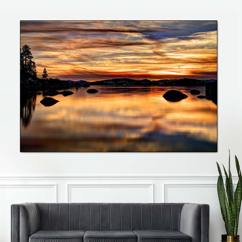 Lake Tahoe Granite Boulders Wall Art