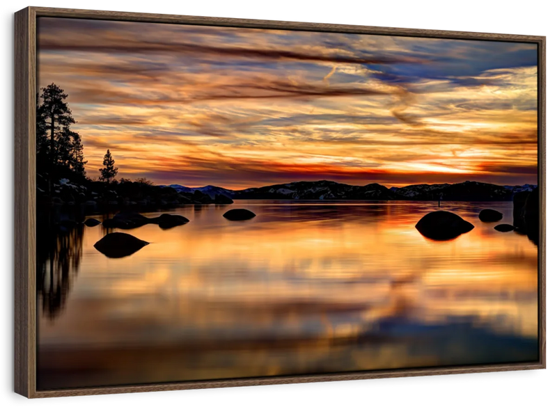 Lake Tahoe Granite Boulders Wall Art