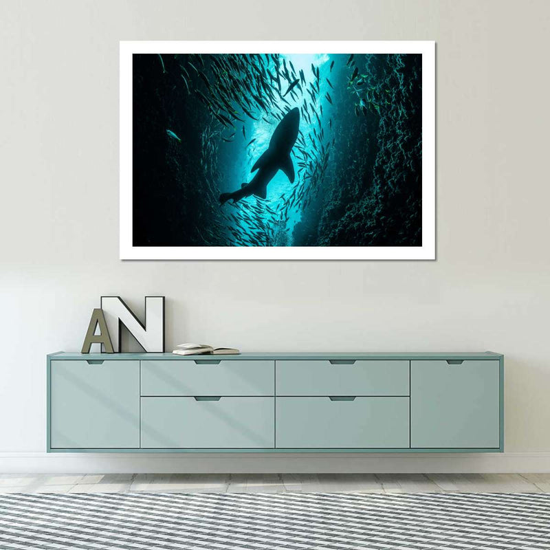 Shark Depth Wall Art