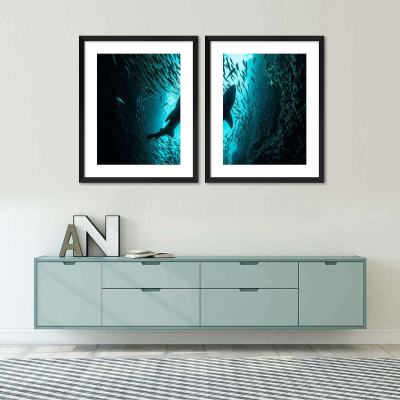 Shark Depth Wall Art