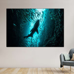 Shark Depth Wall Art