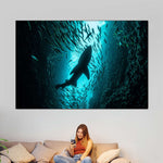 Shark Depth Wall Art
