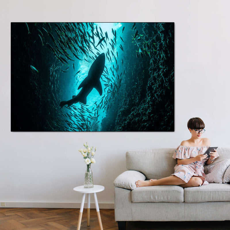 Shark Depth Wall Art