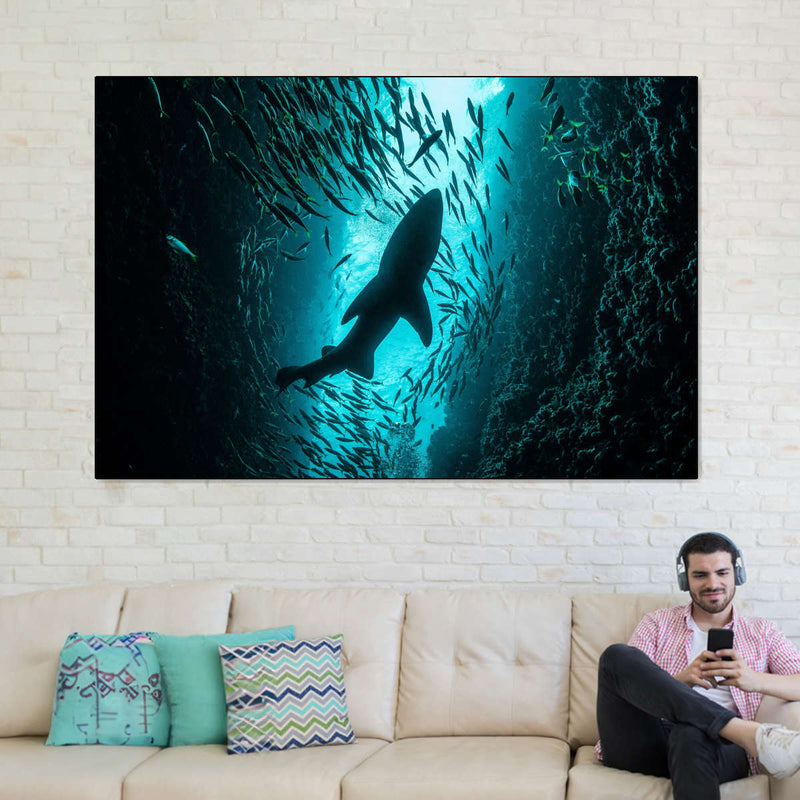 Shark Depth Wall Art