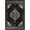 Zahra Black Hand-Knotted Rug