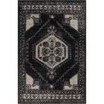 Zahra Black Hand-Knotted Rug