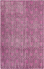 Bement Modern Bright Purple Area Rug