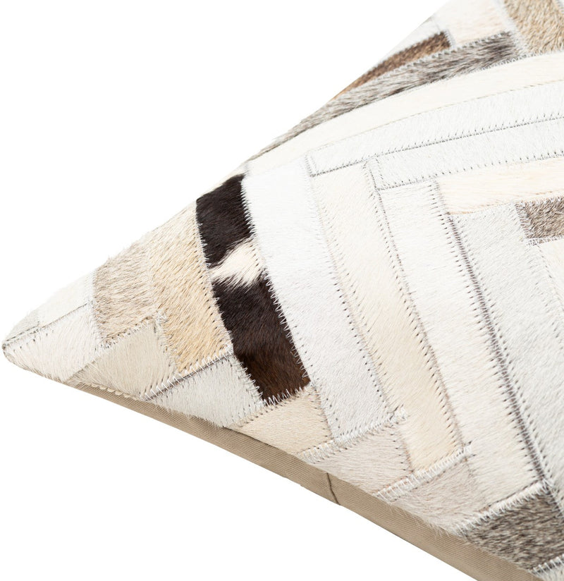 Yambol Taupe Pillow Cover