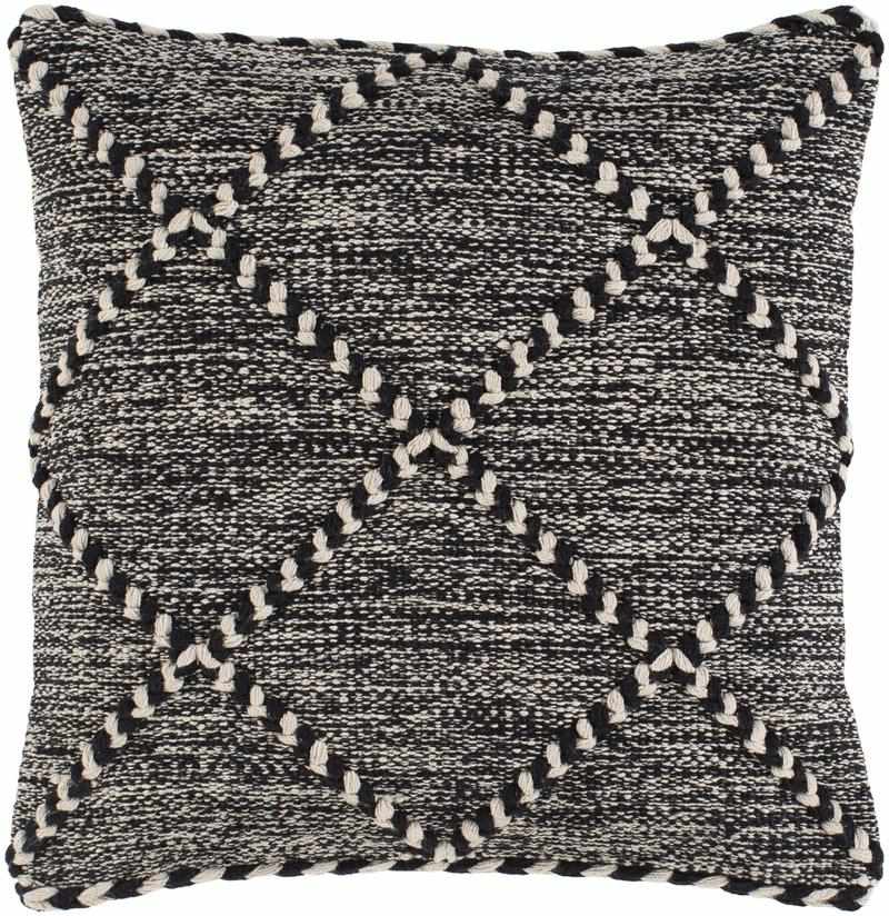 Abbekerk Black Pillow Cover