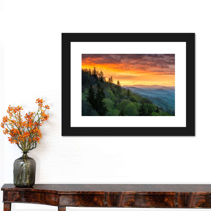 Mountain Sunrise Wall Art