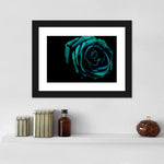 Green Flower Wall Art