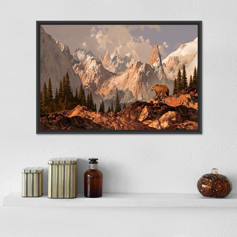 Rocky Mountain Bear Wall Art