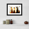 Three Horse Heads Wall Art
