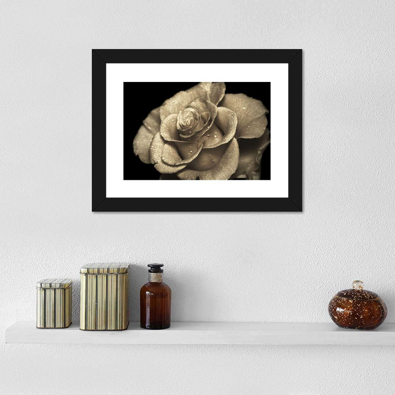 Retro Rose Wall Art