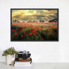 Scandinavian Poppy Field Wall Art