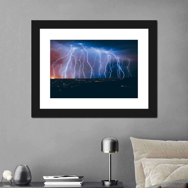 Lightning Strikes Wall Art