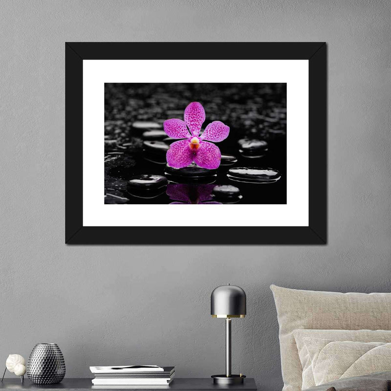 Zen Purple Orchid Wall Art