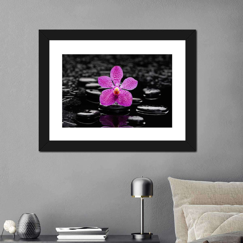 Zen Purple Orchid Wall Art
