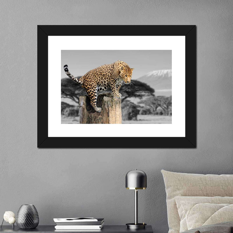 Pop African Leopard Wall Art