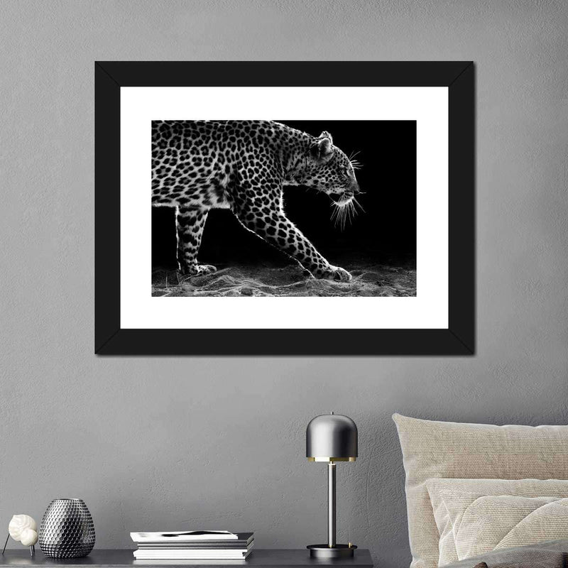 Walking Leopard Wall Art