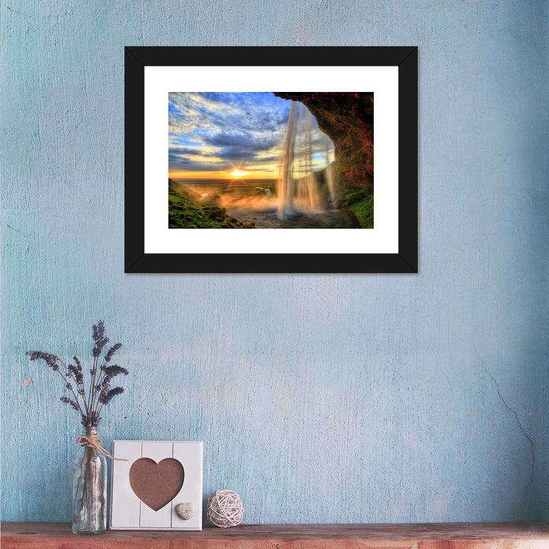 Mountain Waterfall Wall Art