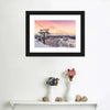 Skiing On Snowy Mountain Wall Art